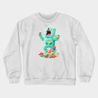 Furious Gummy: When Sweetness Turns Sour Crewneck Sweatshirt